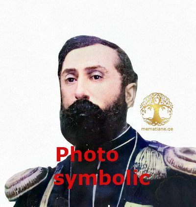 ბორის შალიკაშვილი 1870-იანი წლები რუსეთის გენერალი წარმ. გურჯაანი Чаликов Борис Антонович