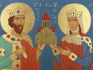 წმ. მეფე მირიანი და დედოფალი ნანა IV საუკუნე ხსენება 01(14) ოქტომბერი, მცხეთა