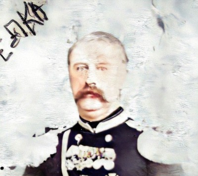  ნიკოლოზ გოგნიაშვილი რევაზის ძე 1844-1913წწ გარდ. 69 წლის. რუსეთის გენერალ–მაიორი. მონაწილეობდა რუსეთ–ოსმალეთის ომში; დაბ. სოფ.ქვემო ხოდაშენი თელავი კახეთი