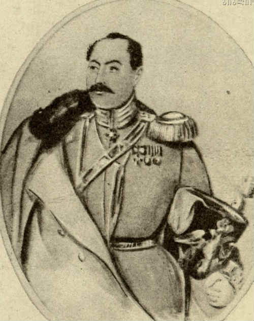 Казбек Михаил Гавриилович (1805–1876), Из Грузии, генерал-майор (1859).