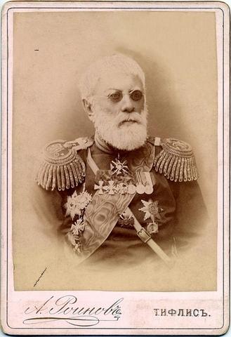 Мамацев (Мамацашвили) Константин Христофорович  (1814–1890), Из Грузии, генерал-лейтенант (1869).